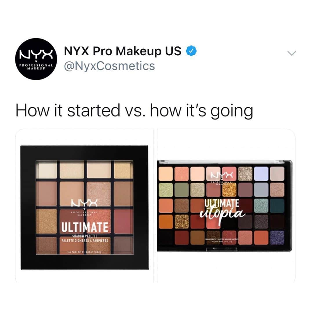 NYX Cosmeticsのインスタグラム