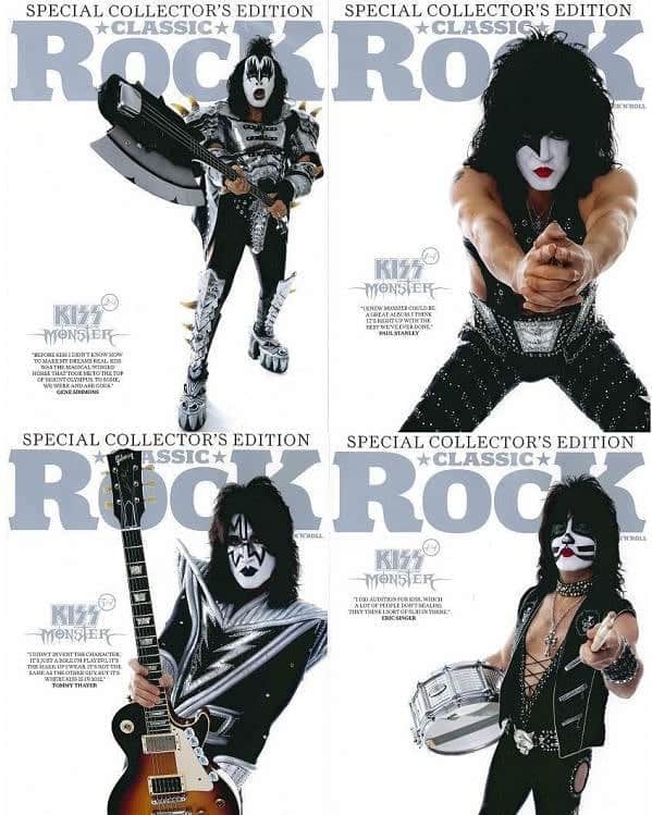 KISSさんのインスタグラム写真 - (KISSInstagram)「#FlashbackFriday: October 2012 - @ClassicRockMag released four #KISS covers of issue #177 - @paulstanleylive , @genesimmons , #EricSinger & @tommy_thayer_official .The issues were also available as part of a Deluxe Limited Edition KISS Collectors’ Folio set.」10月17日 9時52分 - kissonline