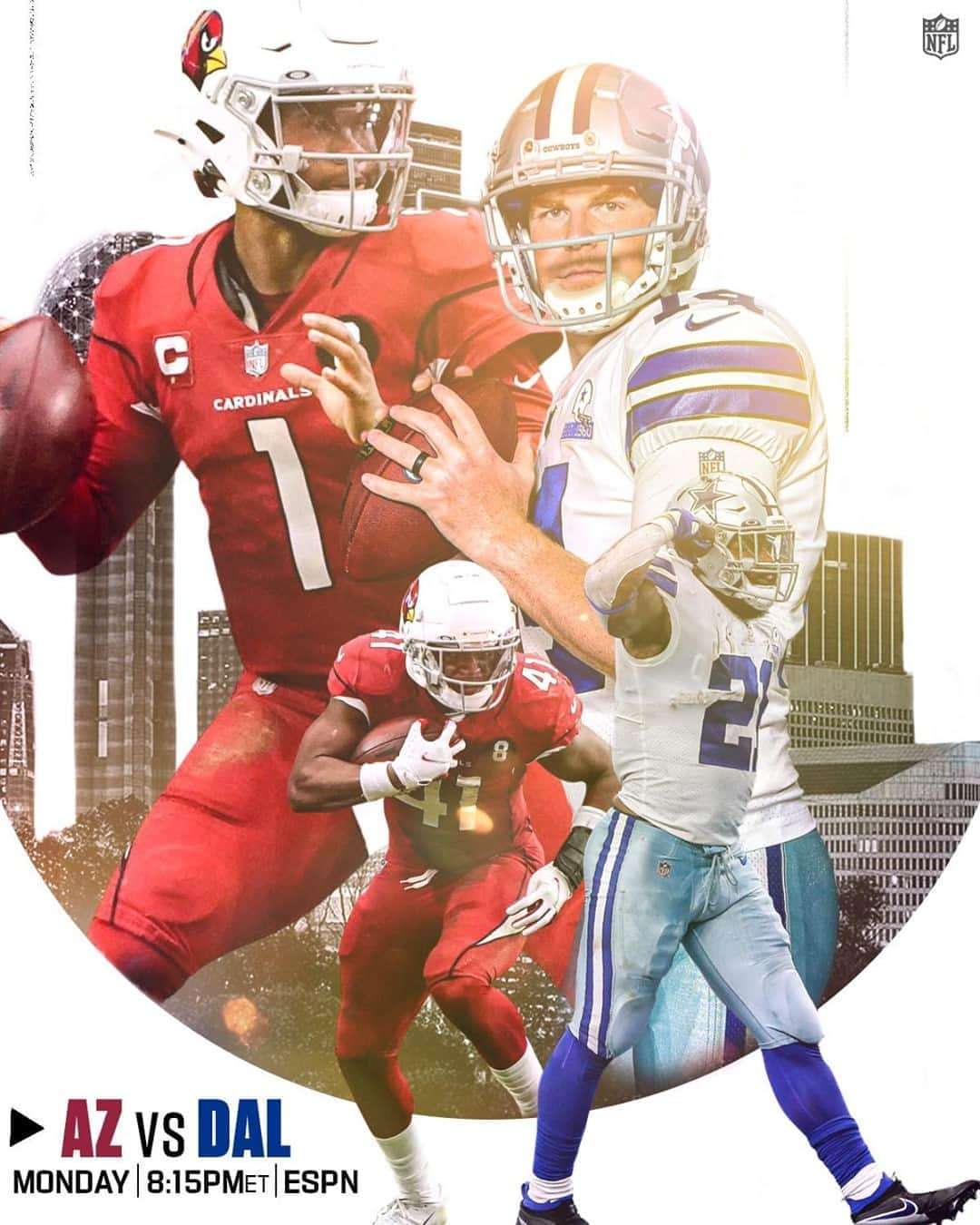 NFLさんのインスタグラム写真 - (NFLInstagram)「@azcardinals 🆚 @dallascowboys on #MNF!⁣ ⁣ 📺: #AZvsDAL — Monday 8:15pm ET on ESPN⁣ 📱: NFL app // Yahoo Sports app」10月17日 10時00分 - nfl