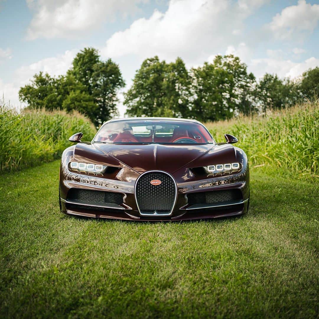 CarsWithoutLimitsさんのインスタグラム写真 - (CarsWithoutLimitsInstagram)「Nothing special here, just a bug in a cornfield 🌾 Owner @hapyhipi / @misshipi_66  Photo @maxparkesphoto   #carswithoutlimits #bugatti #chiron」10月17日 10時07分 - carswithoutlimits
