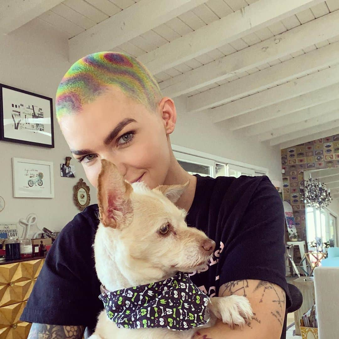 ルビー・ローズさんのインスタグラム写真 - (ルビー・ローズInstagram)「Trippy hair for trippy times ❤️」10月17日 10時40分 - rubyrose