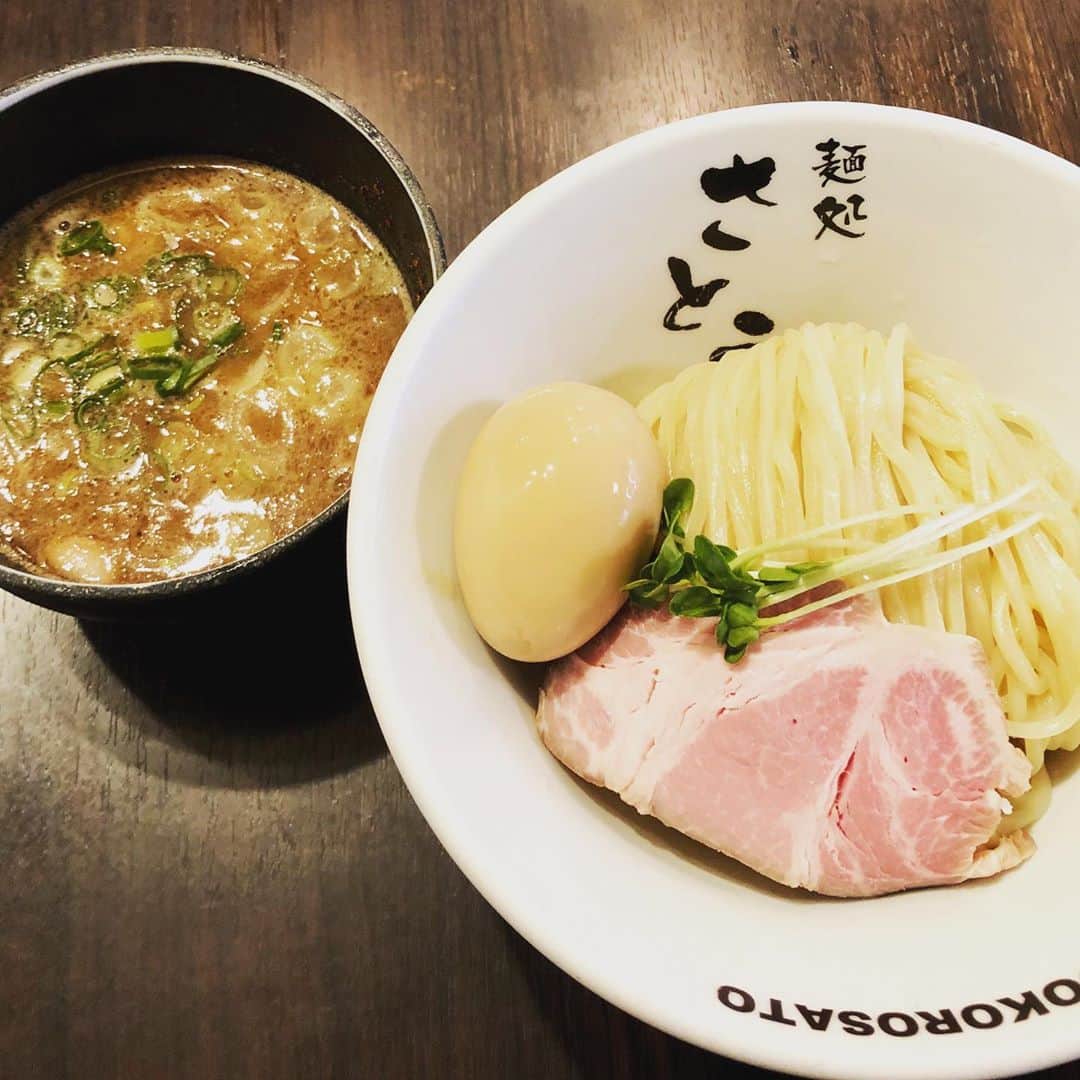 井上幸太郎のインスタグラム：「至福。麺処さとう。 昨日は赤羽 自家製麺 ほうきぼし 麺食LIFEに感謝。。。」