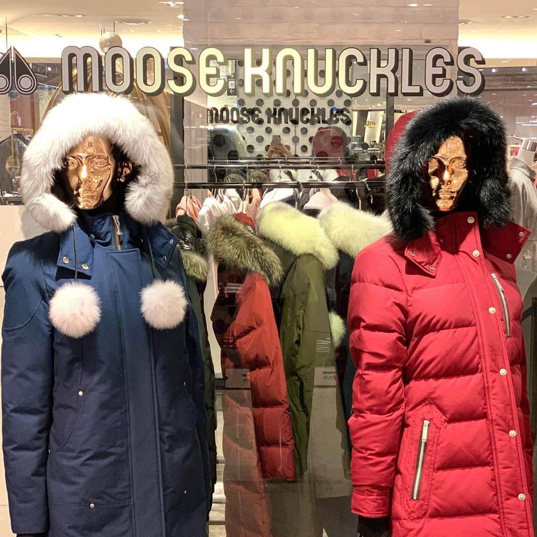 のインスタグラム：「MOOSE KNUCKLES LIMITED EVENT Until 10/27 At 3F『D.EDIT』Event Space #Hankyu #HANKYUMODE #umedahankyu #阪急うめだ本店 #うめだ阪急 #阪急百貨店 #osaka #umeda #mode #dedit #mooseknuckles #ムースナックルズ #アウター #カナダ #アウターブランド」