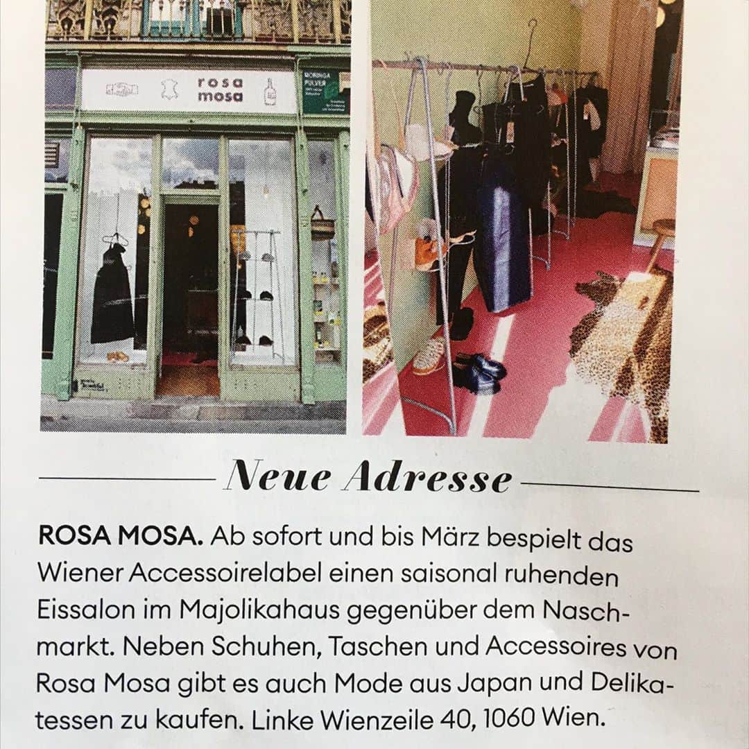 ロサモサさんのインスタグラム写真 - (ロサモサInstagram)「our new rosa mosa Vienna store is featured in @diepresse.schaufenster  + #rosamosa #rosamosavienna #mariahilf #naschmarkt #majolikahaus #ottowagner #shoes #accessories #handmade #madetoorder #vienna #style  + ❤️ to @daniel_kalt」10月17日 15時21分 - rosamosavienna