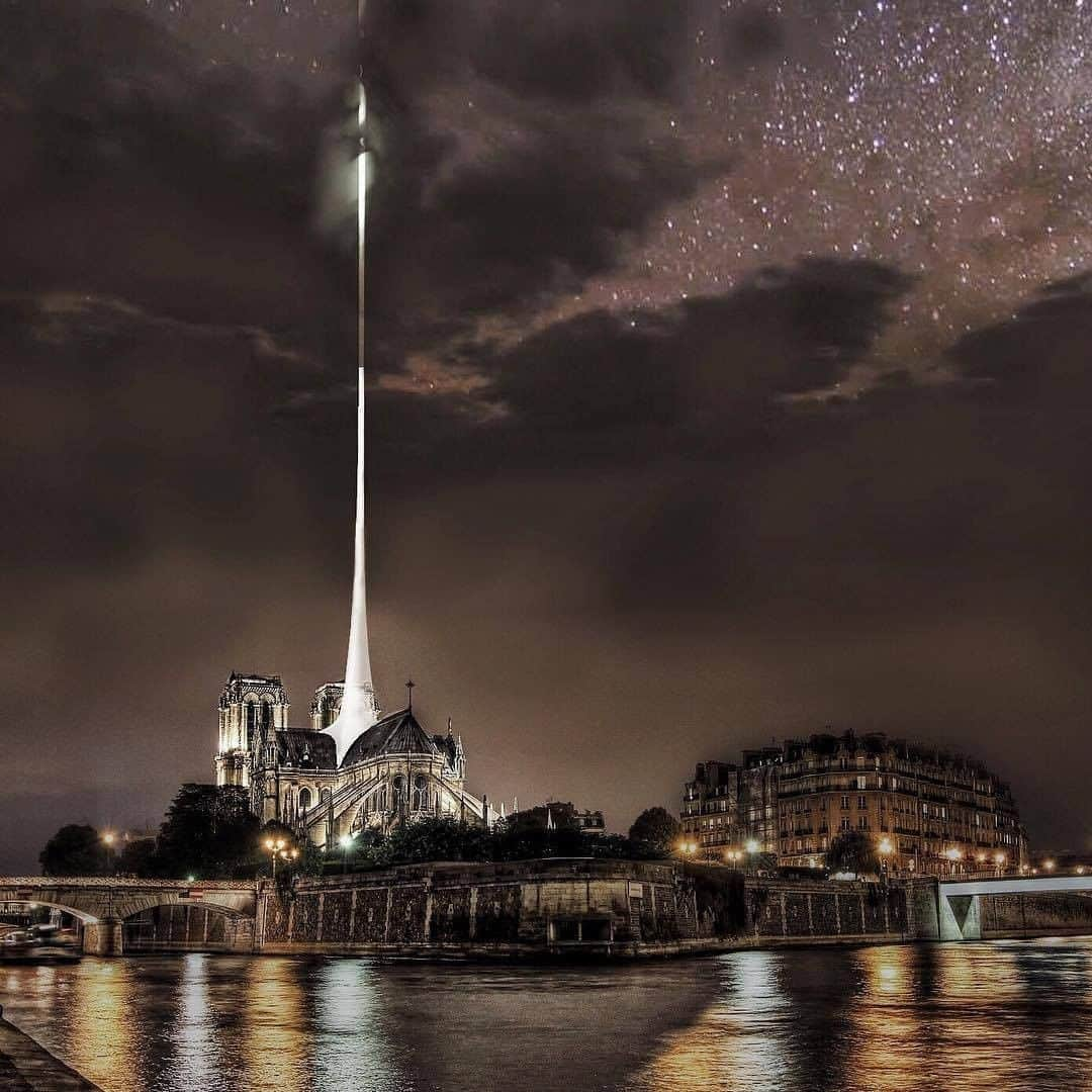 Architecture - Housesさんのインスタグラム写真 - (Architecture - HousesInstagram)「⁣ 6 amazing proposals to rebuild the #Notredame.⁣ Which one is your favorite?🖤⁣ Swipe left to discover them.⁣ ___⁣ 1)@lightmap_creative⁣ 2)@poa.estudio⁣ 3) Studio NAB⁣ 4) @ulfmejergrenarchitects⁣ 5)@vizumatelier⁣ 6) @mathieulehanneur⁣ #archidesignhome⁣ ___⁣ #notredameparis #architecture #archdaily #design #paris #notredamevision #architecturedaily #architecturestudent #architectureporn #architecture_hunter #renovation #vision #dwell #architecturalrecord #archis #domus #azure #metropolis #designboom #architecturaldigest #architecturelab」10月18日 0時50分 - _archidesignhome_