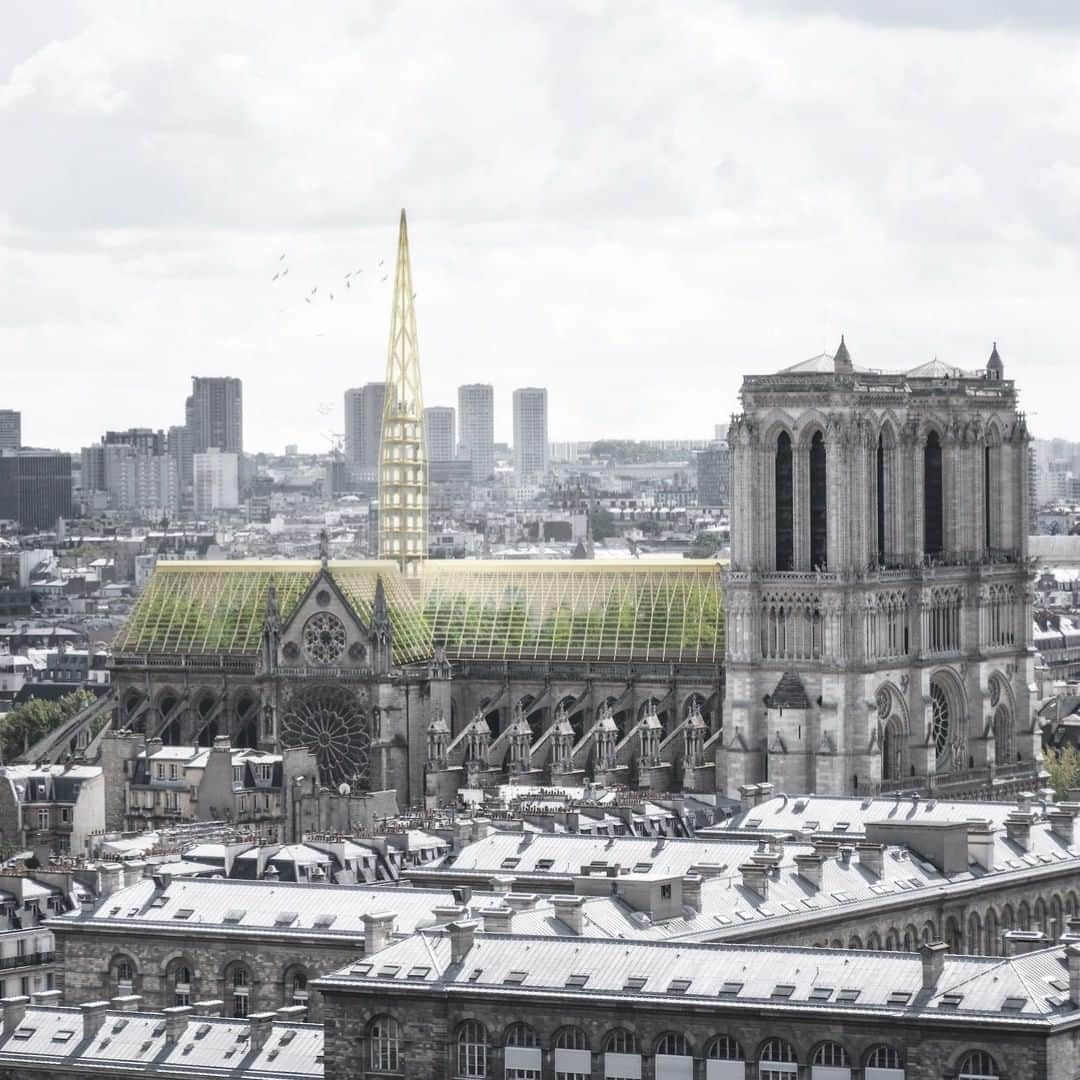 Architecture - Housesさんのインスタグラム写真 - (Architecture - HousesInstagram)「⁣ 6 amazing proposals to rebuild the #Notredame.⁣ Which one is your favorite?🖤⁣ Swipe left to discover them.⁣ ___⁣ 1)@lightmap_creative⁣ 2)@poa.estudio⁣ 3) Studio NAB⁣ 4) @ulfmejergrenarchitects⁣ 5)@vizumatelier⁣ 6) @mathieulehanneur⁣ #archidesignhome⁣ ___⁣ #notredameparis #architecture #archdaily #design #paris #notredamevision #architecturedaily #architecturestudent #architectureporn #architecture_hunter #renovation #vision #dwell #architecturalrecord #archis #domus #azure #metropolis #designboom #architecturaldigest #architecturelab」10月18日 0時50分 - _archidesignhome_