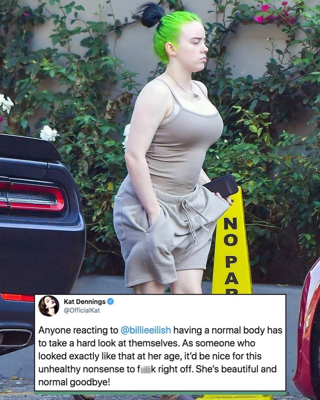 E! Onlineさんのインスタグラム写真 - (E! OnlineInstagram)「If you have the audacity to comment on Billie Eilish's body, you're the bad guy—PERIOD. Link in bio for her powerful response to body shamers. (📷: Fly/MEGA)」10月18日 1時48分 - enews