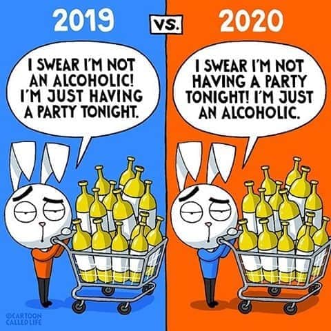 9GAGさんのインスタグラム写真 - (9GAGInstagram)「It's always wine o'clock in quarantine.⠀ ✍🏻 @cartoon.called.life⠀ -⠀ # 2020 #comic #alcohol #9gag」10月18日 2時00分 - 9gag