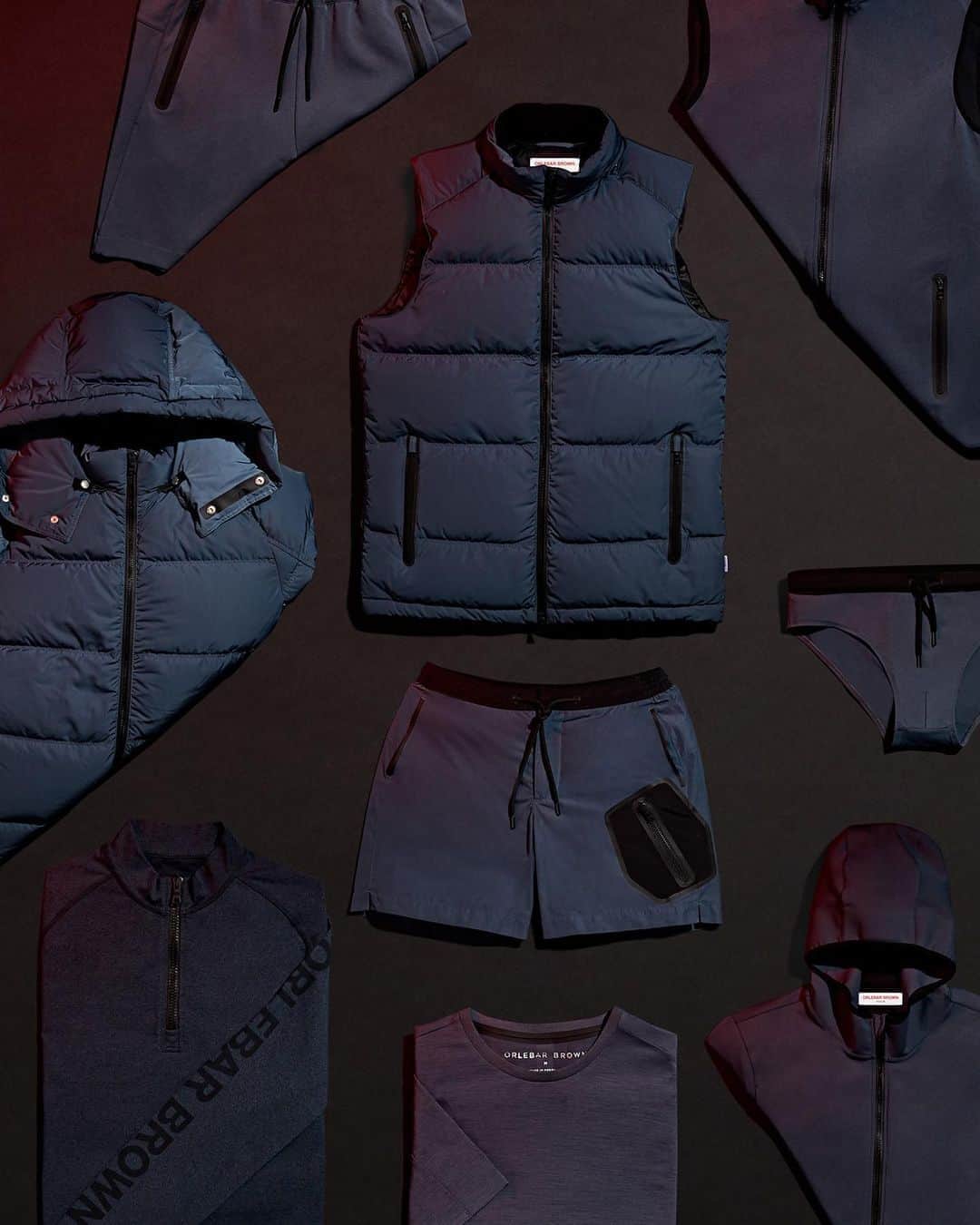 オールバーブラウンのインスタグラム：「Sink your teeth into our most streamlined capsule yet, featuring high-tech fabrics and details in a colour palette fit for a shark. Tap to shop or explore in-store or via link in bio. #DoseOfSun #OrlebarBrown #OBsAroundTheWorld」