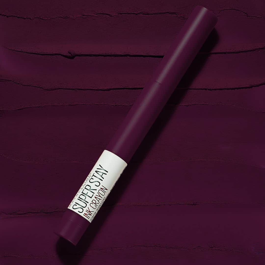 Maybelline New Yorkさんのインスタグラム写真 - (Maybelline New YorkInstagram)「Spooky season is here and we’re dropping this NEW limited edition #superstayinkcrayon in ‘forget the rules’! 💜 This deep plum shade is now available in our easy-to-use matte lip crayon that lasts for up to 8 hours. Tap the post to shop now and add this vampy hue to your makeup collection before it sells out!」10月18日 2時06分 - maybelline