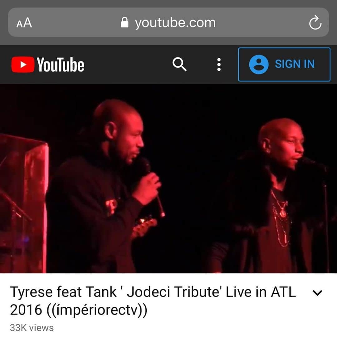 タンクさんのインスタグラム写真 - (タンクInstagram)「GO WATCH THIS VIDEO NOW!!..  We sing different cause we was raised different!.. And we still here! R&B Music!..」10月17日 17時18分 - therealtank