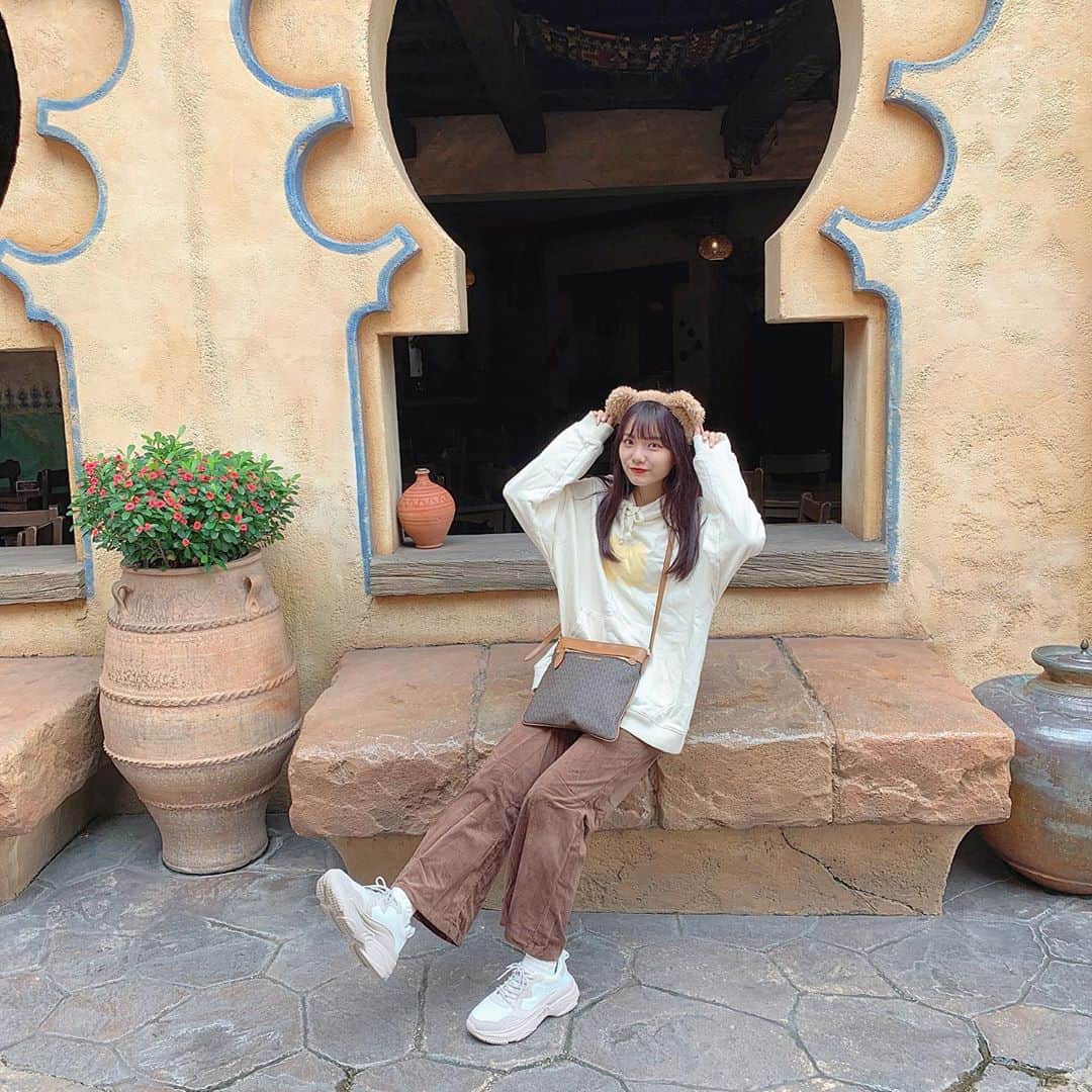 佐久間乃愛さんのインスタグラム写真 佐久間乃愛instagram ダッフィーコーデ ラフな格好が好き ダッフィーコーデ ディズニーシー のあなりコーデ キャンアワ キャンアワ21 ミスコン キャンアワcブロック ガールズアワード Campusaward21