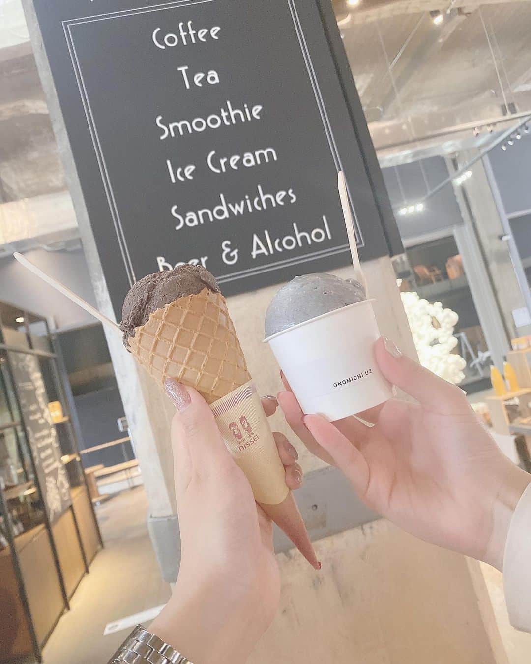 のインスタグラム：「#アイス 🍨🥰」