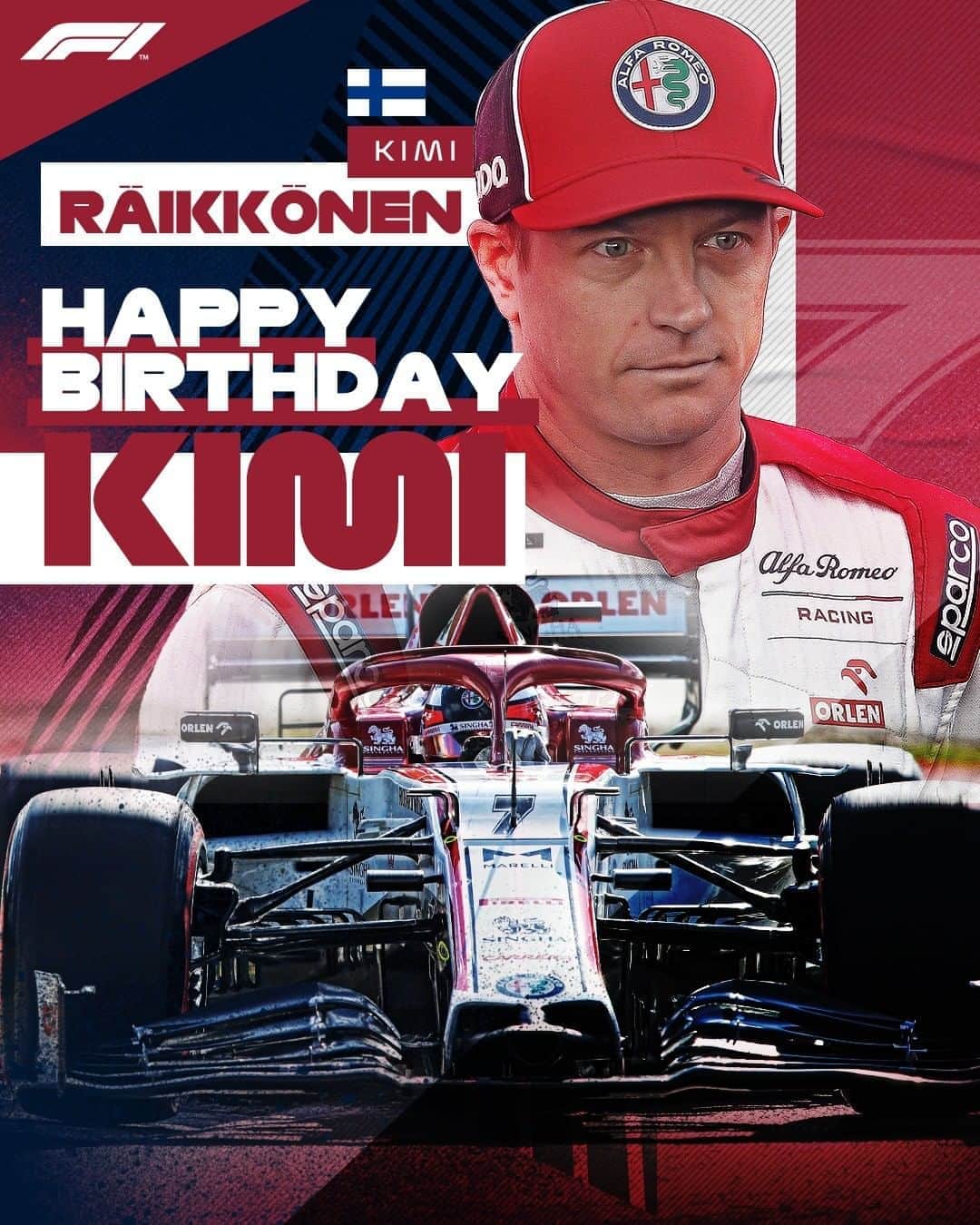 F1さんのインスタグラム写真 - (F1Instagram)「The Iceman is 41 today! 🎂 🎈 .  We wish you a very Happy 'Bwoah-thday', Kimi 😎 .  #F1 #Formula1 #KimiRaikkonen @kimimatiasraikkonen」10月17日 17時55分 - f1