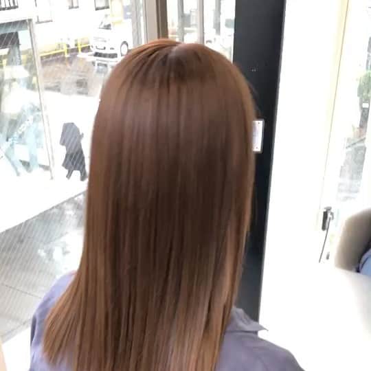 篠原のえるのインスタグラム：「. 髪質改善トリートメント💇‍♀️✨ . めちゃくちゃつやつや💕 髪の毛が良い子になりました！ . またお願いします✨ . #ACQUA #髪質改善トリートメント」
