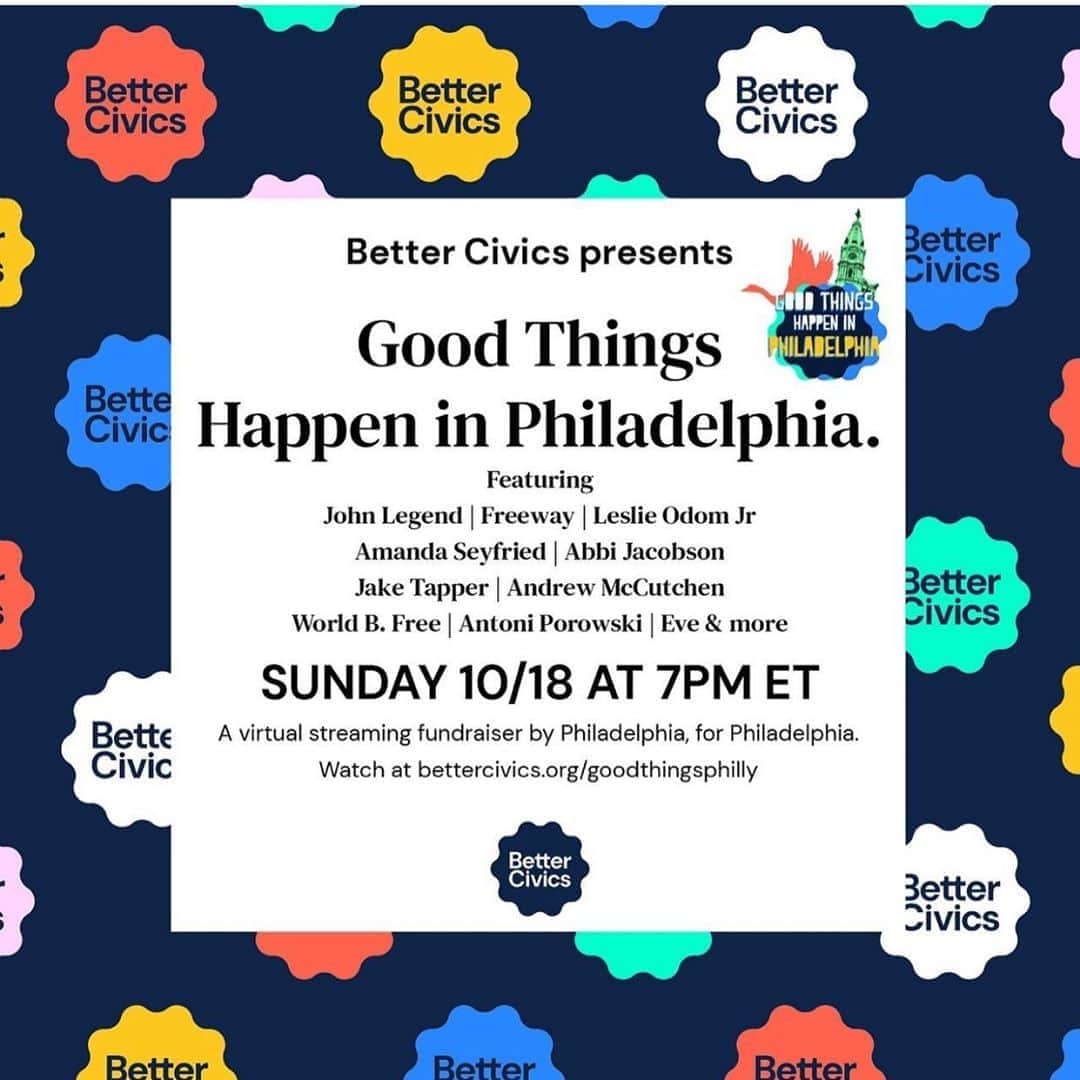 アダム・シャピロのインスタグラム：「Joining @benjpasek and the rest of these Philly legends tomorrow! @bettercivics #vote」