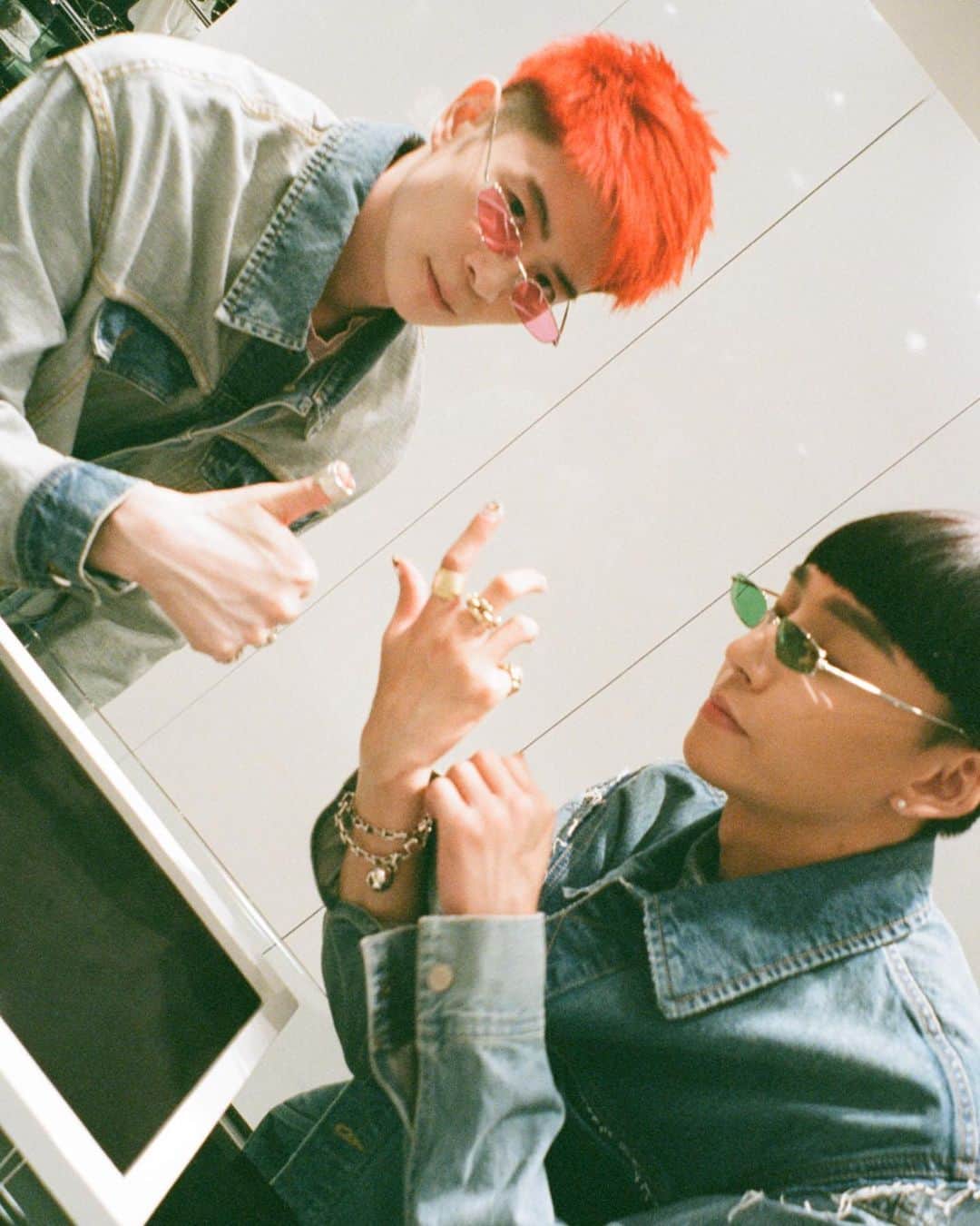 Noah（ノア）のインスタグラム：「TaikiNoah x @ambush_official   ファッションウィーク気分を求めて @parco_shibuya_official へ #TaikiNoah#Ambush #parco#shibuya 💛」
