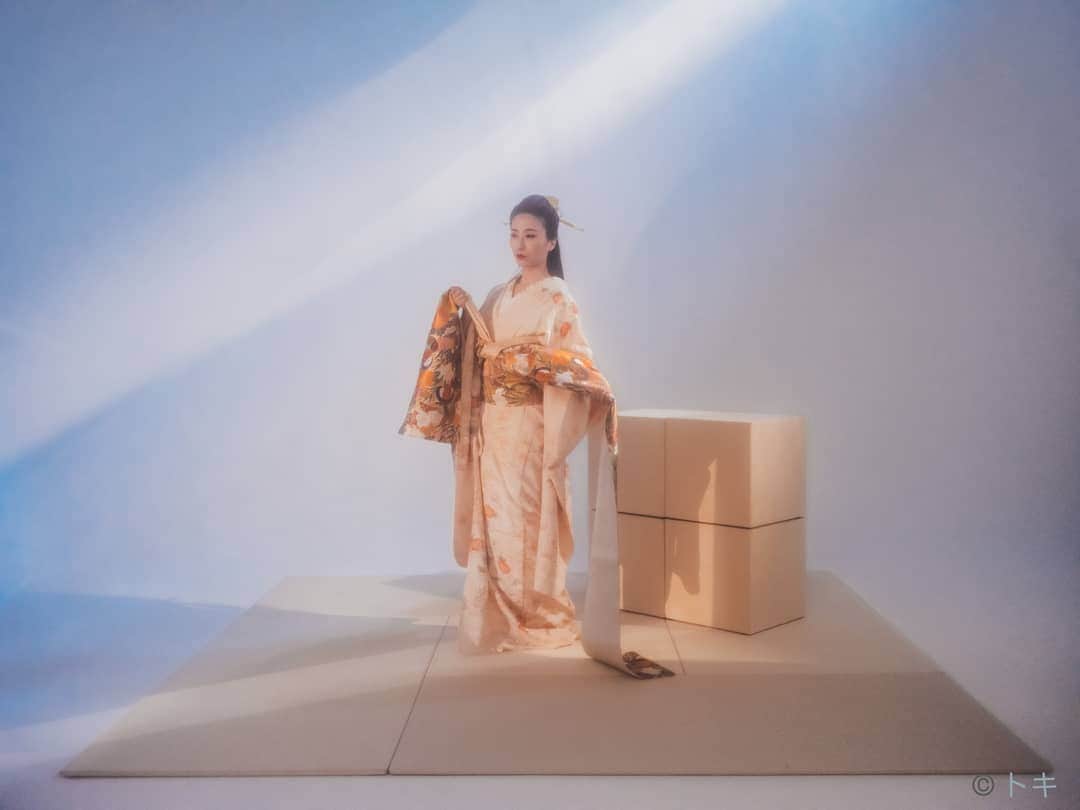 花柳凜さんのインスタグラム写真 - (花柳凜Instagram)「KORI-SHOW PROJECT┃Rakuten Fashion Week TOKYO 2021s/s  #kimono #tokyocollection #rakutenfashionweektokyo #きもの」10月17日 21時46分 - rinhanayagi