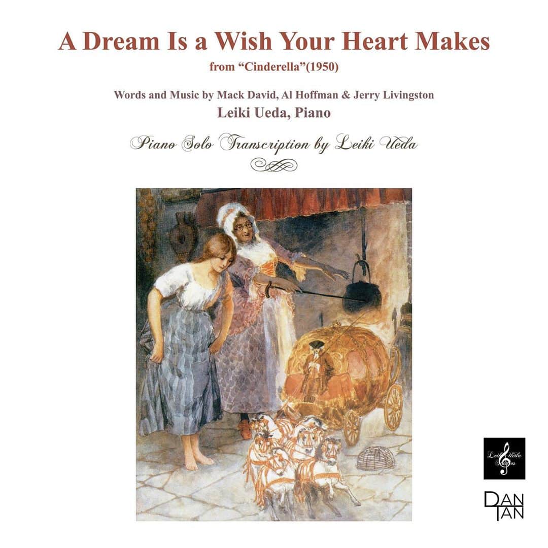 Leiki Uedaのインスタグラム：「“A Dream Is a Wish Your Heart Makes” will be soon available in Spotify, Apple Music, Amazon Music and more!  Stay tuned and search “Leiki Ueda” once it’s released.   Mixed by @dantanmusic」