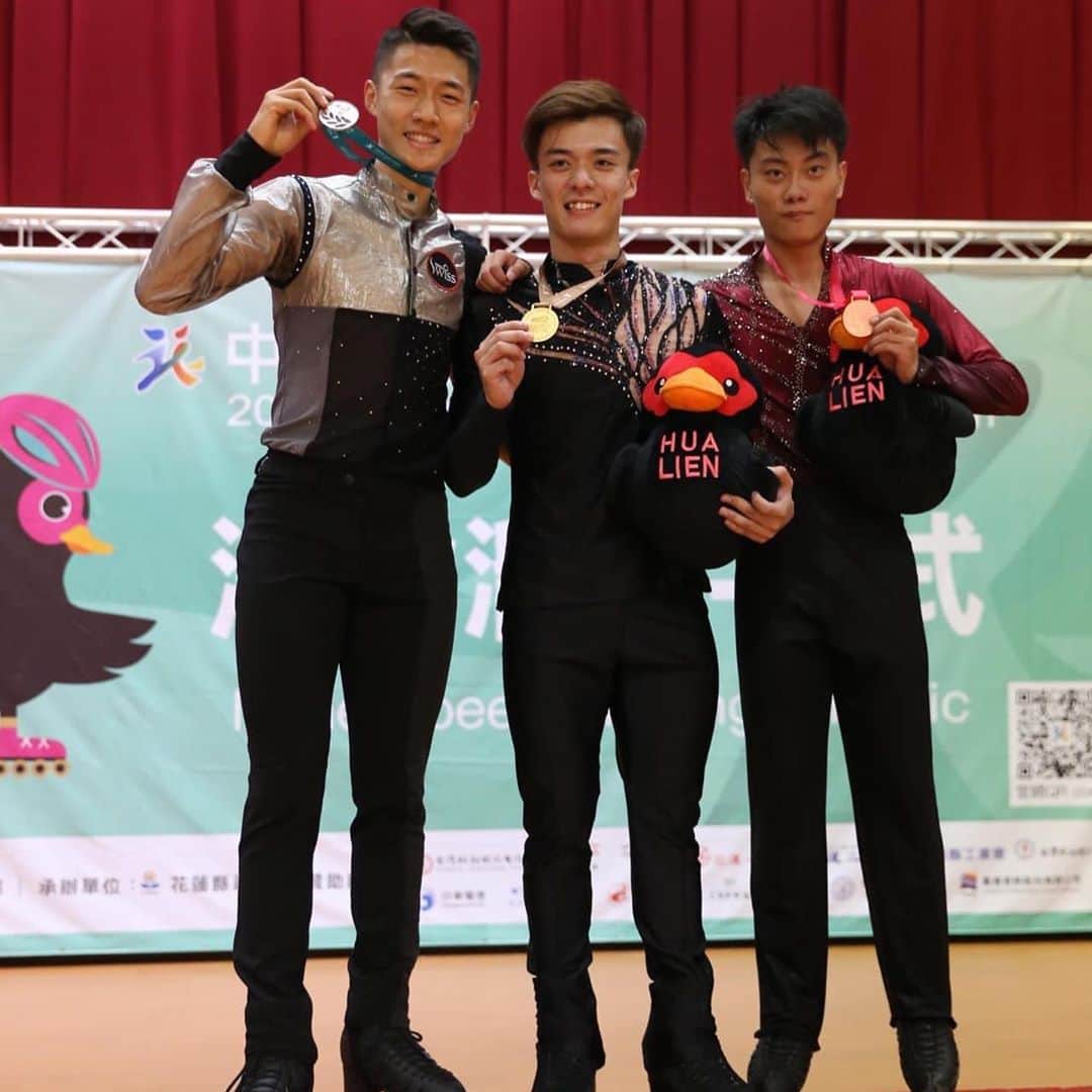 曹志イのインスタグラム：「十年後，我的第一個全運冠軍🏆 感謝教練、家人們 感謝隊友、戰友們 感謝為我加油的所有人 下次再見💪🏻 @rollline_artistic_official  @jackson.ultima」