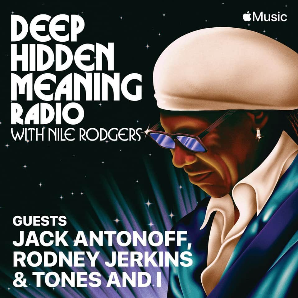 ナイル・ロジャースさんのインスタグラム写真 - (ナイル・ロジャースInstagram)「A new episode of #DeepHiddenMeaning is coming to Apple Music. I talk songwriting with @JackAntonoff, @RodneyJerkins and @TonesandIMusic.  Listen live TODAY, at 8am LA // 11am NY // 4pm LDN  http://apple.co/nile  @applemusic」10月17日 22時45分 - nilerodgers