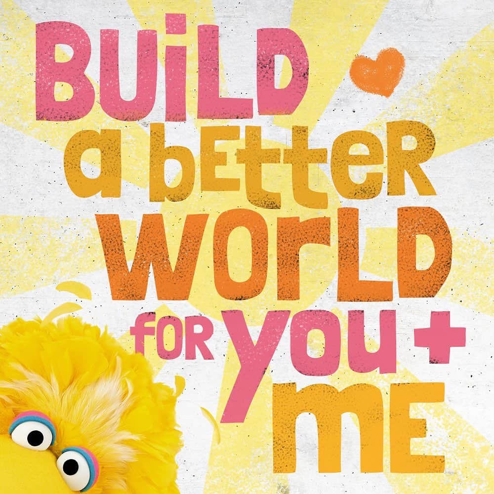 セサミストリートさんのインスタグラム写真 - (セサミストリートInstagram)「Build a better world for you and me. Let’s stand up for what is right! Listen, Act, Unite! #ComingTogether」10月17日 23時09分 - sesamestreet