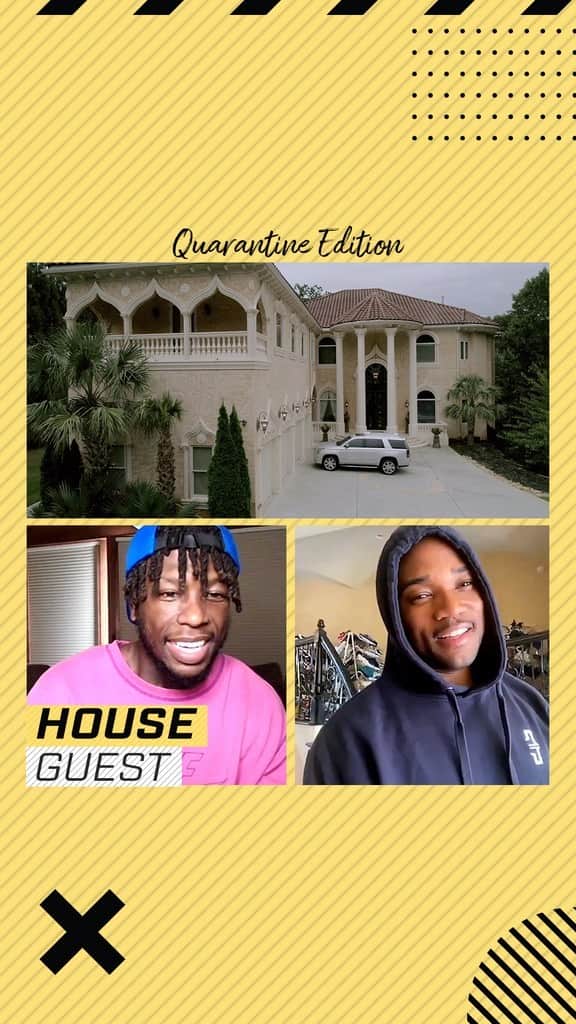 ネイト・ロビンソンのインスタグラム：「New episode of Houseguest! Y'all gotta check out @jarrettjack03’s sneaker collection! It's 🔥🔥🔥 @playerstribune #holdat」