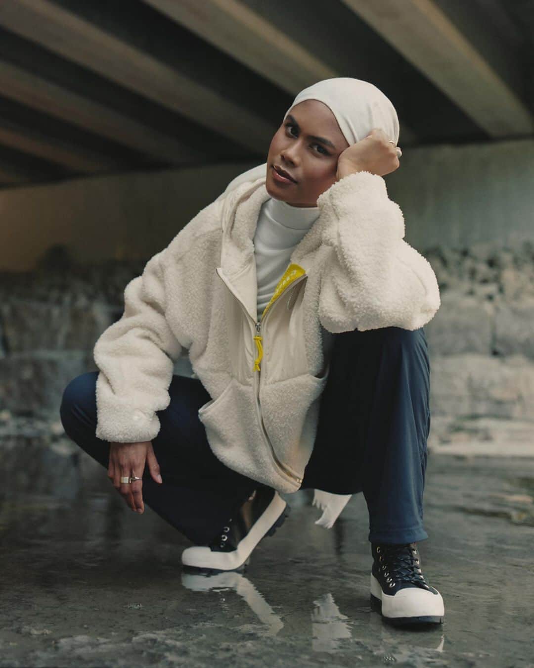converseのインスタグラム：「Counter Climate reimagines styles from Converse’s sport and utility heritage for warmth, water protection and traction—and is designed to keep your style game strong in any weather condition.⁣⁣ ⁣⁣ Check out our stories to meet All Stars @briannablank @worldsnumber1 @ml.hassan and @ayotsalithaba, all from Toronto, and find out how they styled the collection for a day off the grid. #ConverseAllStars」