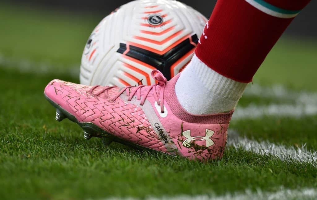トレント・アレクサンダー＝アーノルドさんのインスタグラム写真 - (トレント・アレクサンダー＝アーノルドInstagram)「Don’t forget that it is breast cancer awareness month, Trent will be wearing the pink boots for the entire of October to raise awareness 💗 Liverpool FC vs Everton (17-10-2020) 🔴📷: Andrew Powell for Liverpool FC🔴 @trentarnold66 🔴  Tags ignore: #trentarnold #TAA66 #team66 #trentalexanderarnold #team66 #trentalexander  #milner #hendo #gerrard #benwoodburn #liverpool #lfc #salah #mane #firmino #robertson #vandijk #emrecan  #chamberlain #aoc #lallana #matip #lovren  #moreno #football  #l4l #f4f #lfl #lovelfc」10月18日 0時02分 - trentaa66