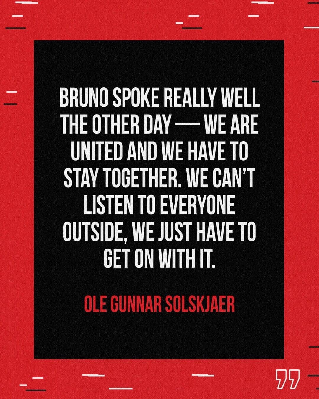 マンチェスター・ユナイテッドさんのインスタグラム写真 - (マンチェスター・ユナイテッドInstagram)「A simple message from Ole this matchday 🗣 #MUFC #PremierLeague #Solskjaer」10月18日 0時00分 - manchesterunited