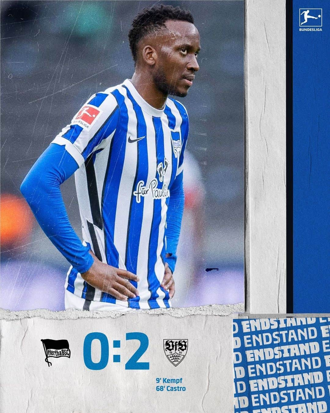 ヘルタ・ベルリンさんのインスタグラム写真 - (ヘルタ・ベルリンInstagram)「...😩 . . #BSCVFB #HaHoHe #herthabsc」10月18日 0時25分 - herthabsc