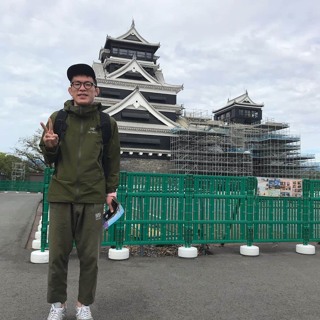 青木真也のインスタグラム：「熊本城。#熊本城#熊本#熊本観光」