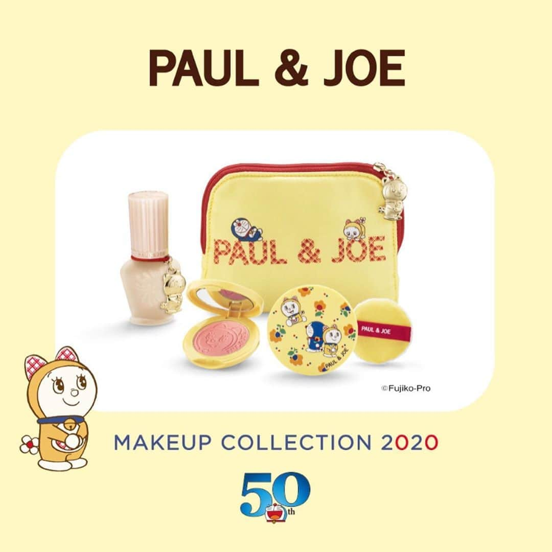 PAUL & JOE BEAUTEさんのインスタグラム写真 - (PAUL & JOE BEAUTEInstagram)「PAUL & JOE 2020 CHRISTMAS COLLECTION  ＼今日から予約開始！／  PAUL & JOE 2020 CHRISTMAS COLLECTION  ■メイクアップ コレクション 2020 　7,150円（税込） ■リップスティック D   全3種　各4,400円（税込） ■リップ トリートメント バーム D   002 〈メロンパンの香り〉  1,980円（税込）  〈店頭とオンラインショップで 本日予約開始・11月1日（日）限定発売〉 ※店舗により販売方法が異なる場合がございます。詳しくは、店舗までお問合せの上、ご予約・ご購入くださいませ。 #PaulandJoe #paulandjoebeaute #ポールアンドジョー#new #limited　＃holiday #holidaycollection #christmas #christmascollection #Doraemon #beautiful #beauty #instagood #instabeauty #foundation#ドラえもん #ドラミ#コフレ#クリスマスコフレ #美容 #美肌 #ツヤ肌 #透明感 #コスメ垢 #デパコス#下地#モイプラ#うるおい」10月18日 10時08分 - paulandjoe_beaute