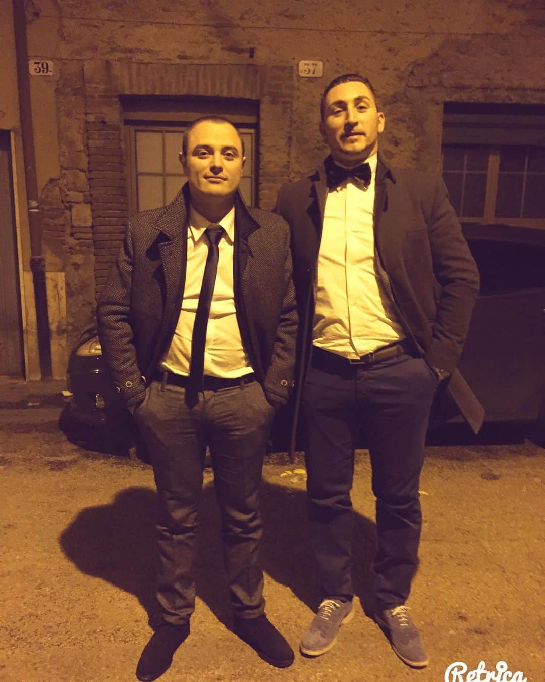 グリフォーニのインスタグラム：「Vito Scaletta & Tommy Angelo.  #2015 #endofyear #eleganti #eleganza #classe #unici #imigliori #uominidaffari #stilosi」