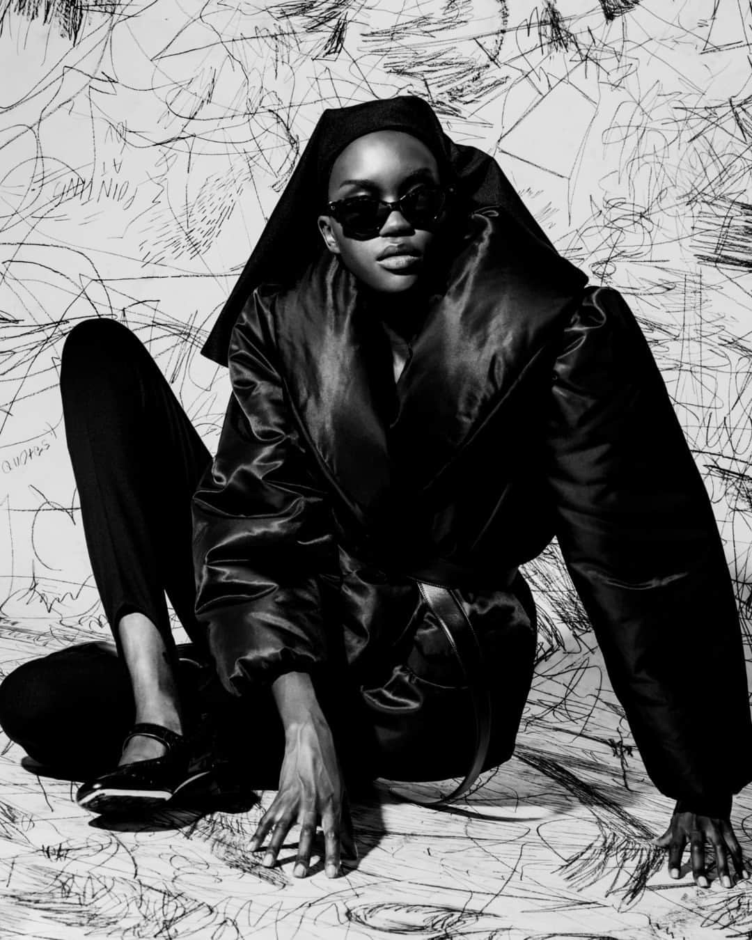 のインスタグラム：「Fierce looks for uncertain times – GAPI in Antigua/Champagne Gold as styled by @marcus.cuffie and photographed by @cruzcvaldez for @interviewmag. __ #mykita」