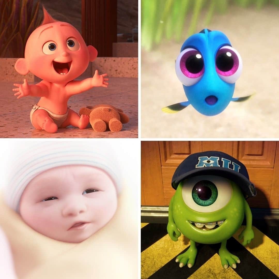 Disney Pixarさんのインスタグラム写真 - (Disney PixarInstagram)「It’s a cute-off! Which Pixar baby reigns supreme? Use:⁣⁣ 🐟 for Baby Dory⁣ 😱 ⁣for Baby Mike⁣ 👶 for Baby Riley⁣⁣ 💥 for Jack-Jack⁣⁣ 👼 for Other (elaborate below!)」10月18日 4時10分 - pixar