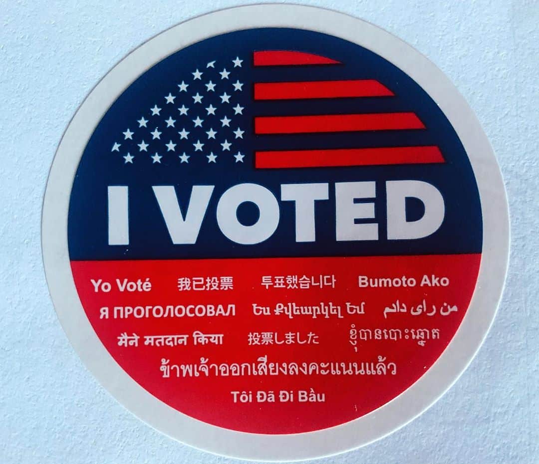 トム・ベリカのインスタグラム：「Just #VOTE」