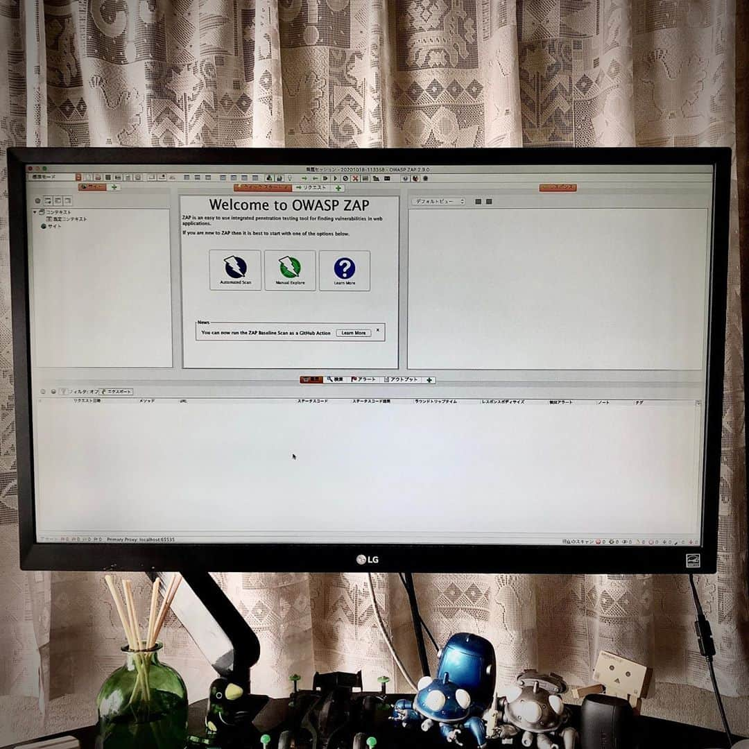 yukawaさんのインスタグラム写真 - (yukawaInstagram)「. 昨日何をしても起動しなかったOWASP ZAPが、起きて試したら起動したщ(°д°щ)！ . どゆことやねん(°д°)！ . . . syslogみたら、JAVAがないやらなんやらで夜中まで色々試したのに...( ꒪⌓꒪) . まぁ、動いたからいいけど_(:3 」∠)_ . . . #hdesignworks #アッシュデザインワークス #お問い合わせはお気軽に #金髪ですがちゃんとしてます  #ホームページ制作 #webサービス開発  #千里の道も一歩から #好きこそ無敵 #知識 #知識という名の立派な靴を履こう  #programming #プログラミング #owaspzap #脆弱性診断ツール #悪用厳禁 #photography #instapic #ファインダー越しの私の世界  #100daysofcode  #mac #macbook #pc #悪戦苦闘 #photography #写真 #写真好きな人と繋がりたい  #ファインダー越しの私の世界  #プログラミング女子 #プログラミング男子」10月18日 11時48分 - takeshi.yukawa