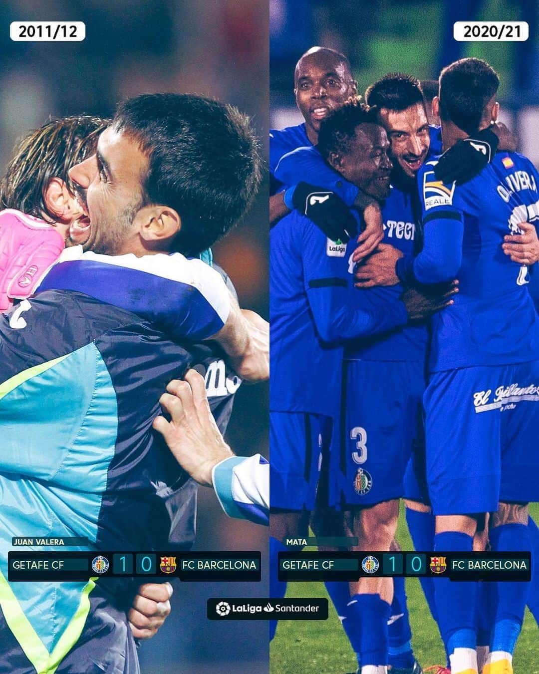 LFPさんのインスタグラム写真 - (LFPInstagram)「✅💙🙌🏻 @getafecf beat FC Barcelona in #LaLigaSantander 9 years later!   ✅💙🙌🏻 ¡El Getafe CF vence al Barça en LaLiga Santander 9 años después!  #Getafe #GetafeBarça #LaLigaSantander #LaLiga #YouHaveToLiveIt #HayQueVivirla」10月18日 6時33分 - laliga