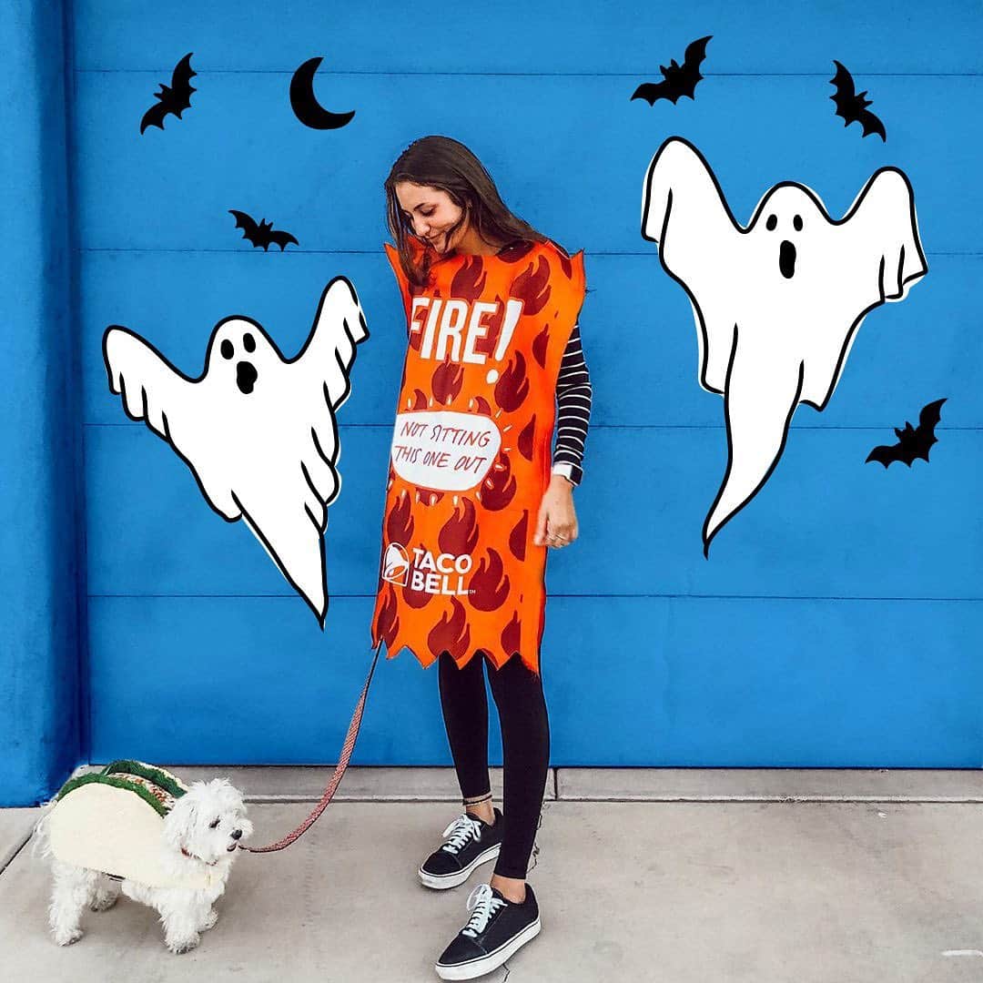 Taco Bellのインスタグラム：「@maddieforese & Mitt go together like...」