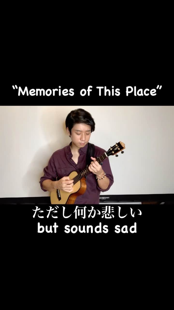 Eden Kaiのインスタグラム：「“Memories of This Place”  ただし何か悲しい but sounds sad  ： #ukulele #uke  #ウクレレ #acoustic #アコースティック#originalsong #オリジナル曲 #fingerstyle #tappingukulele #percussiveukulele #instrument #instrumental #インストメンタル #インスト #EdenKai #イーデンカイ @honuaukulele @g7thcapo @honuleahawaii」