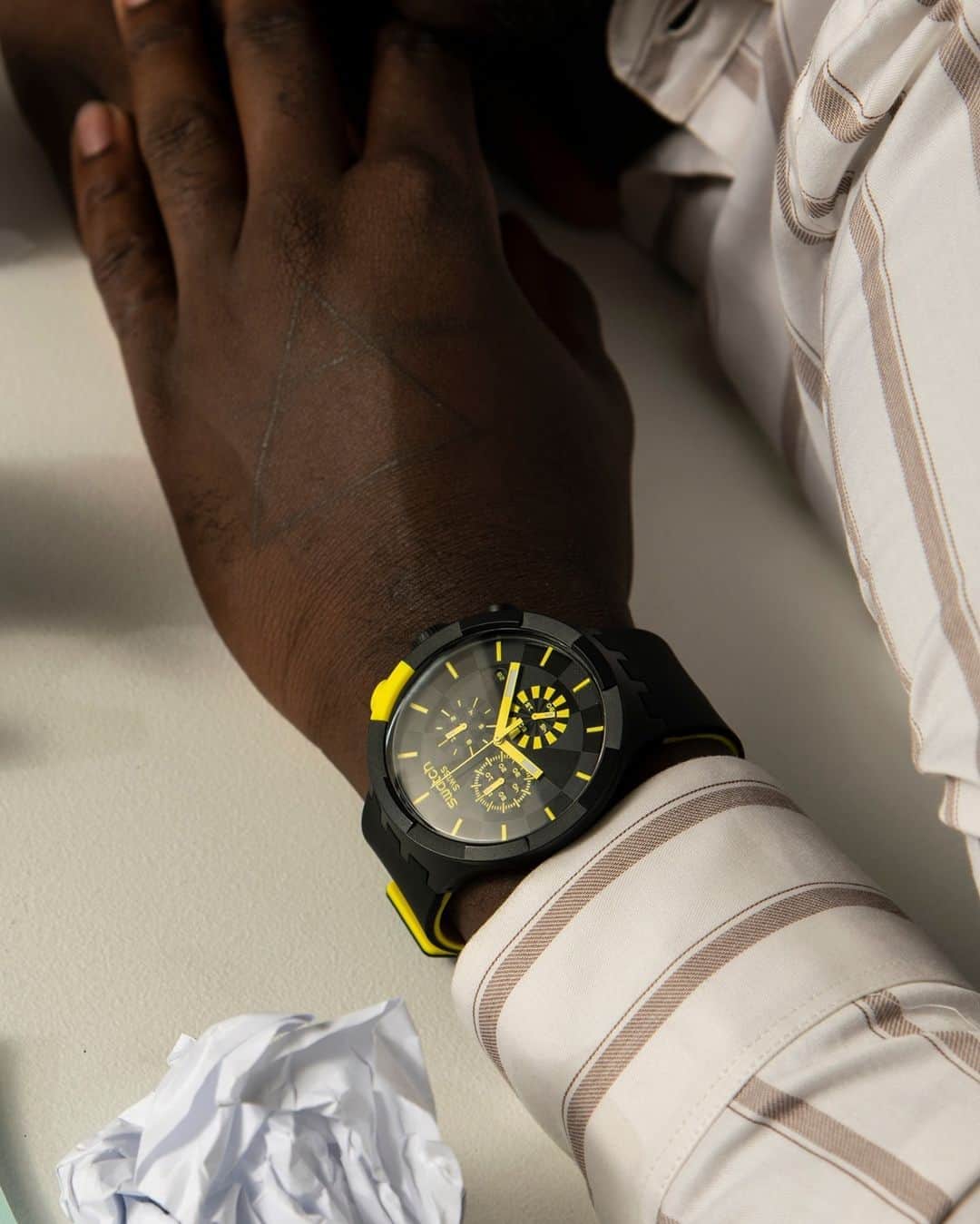 のインスタグラム：「In case you're wondering, a chronograph is a timepiece that can also be used as a stopwatch. Cool, right? Well, the BIG BOLD Chrono collection is made of design statements that will inspire you to dream bigger, bolder, and make the best out of time.  Oh, and in case you need it, it also shows time and has all the chrono functions with more advanced displays and different buttons for you to play with the speed of life.」