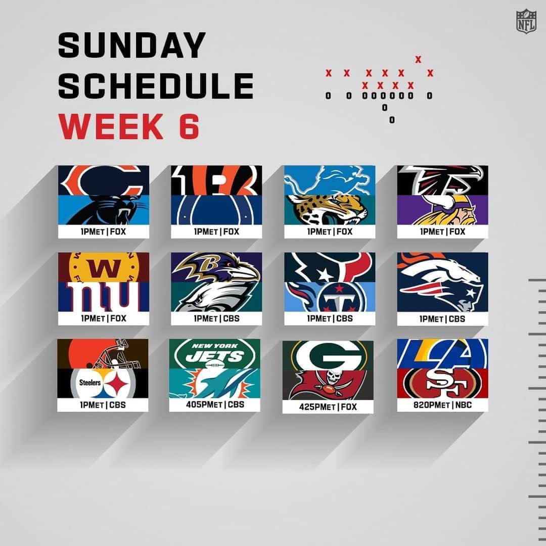 NFLさんのインスタグラム写真 - (NFLInstagram)「It's Football Sunday! 🏈」10月18日 21時00分 - nfl