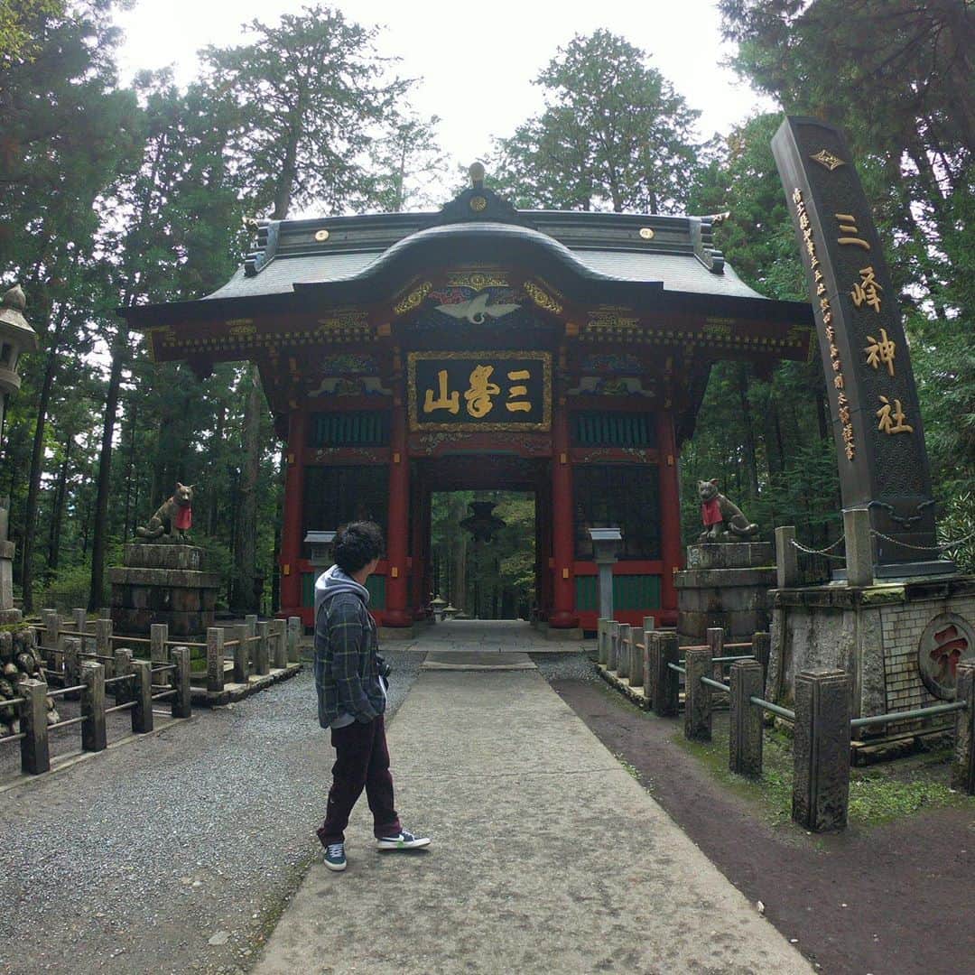 石松大晟のインスタグラム：「・﻿ 久しぶりに三峯神社へ⛩﻿ ﻿ #gopro #canon #photo #goproのある生活 #ゴープロのある生活 #三峯神社 ﻿」