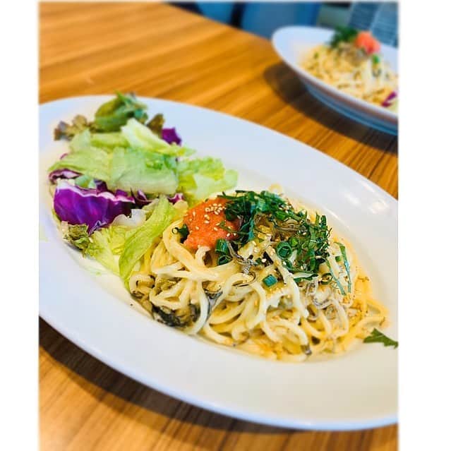 七瀬遥のインスタグラム：「生パスタはモチモチで美味しいね😋💗 美味しい物を食べると 自然と笑顔になって😊 心も体も　 満たしてくれて 元気にしてくれる💖  #生パスタ#モチモチ#明太子#美味しい#元気#笑顔#delicious#good#friend#happy#love#happiness#good#smile#tokyo#japan」