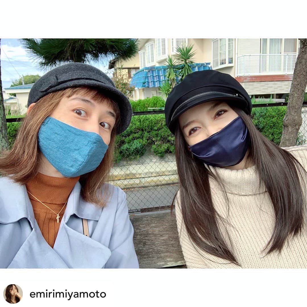 岡田マリアさんのインスタグラム写真 - (岡田マリアInstagram)「世界はこんなに変わったけど彼女の変わらない笑顔に会えてホッとした。  いつも優しさをありがとう！ Posted @withregram • @emirimiyamoto やっと、会えた！！　会いに行っちゃった。  ママとしても、1人の女性としても、 とっても尊敬してる。  大切な時間ありがとう♡  #岡田マリア ちゃん @maria_okada  #我慢してエアハグ 笑」10月18日 13時49分 - maria_okada