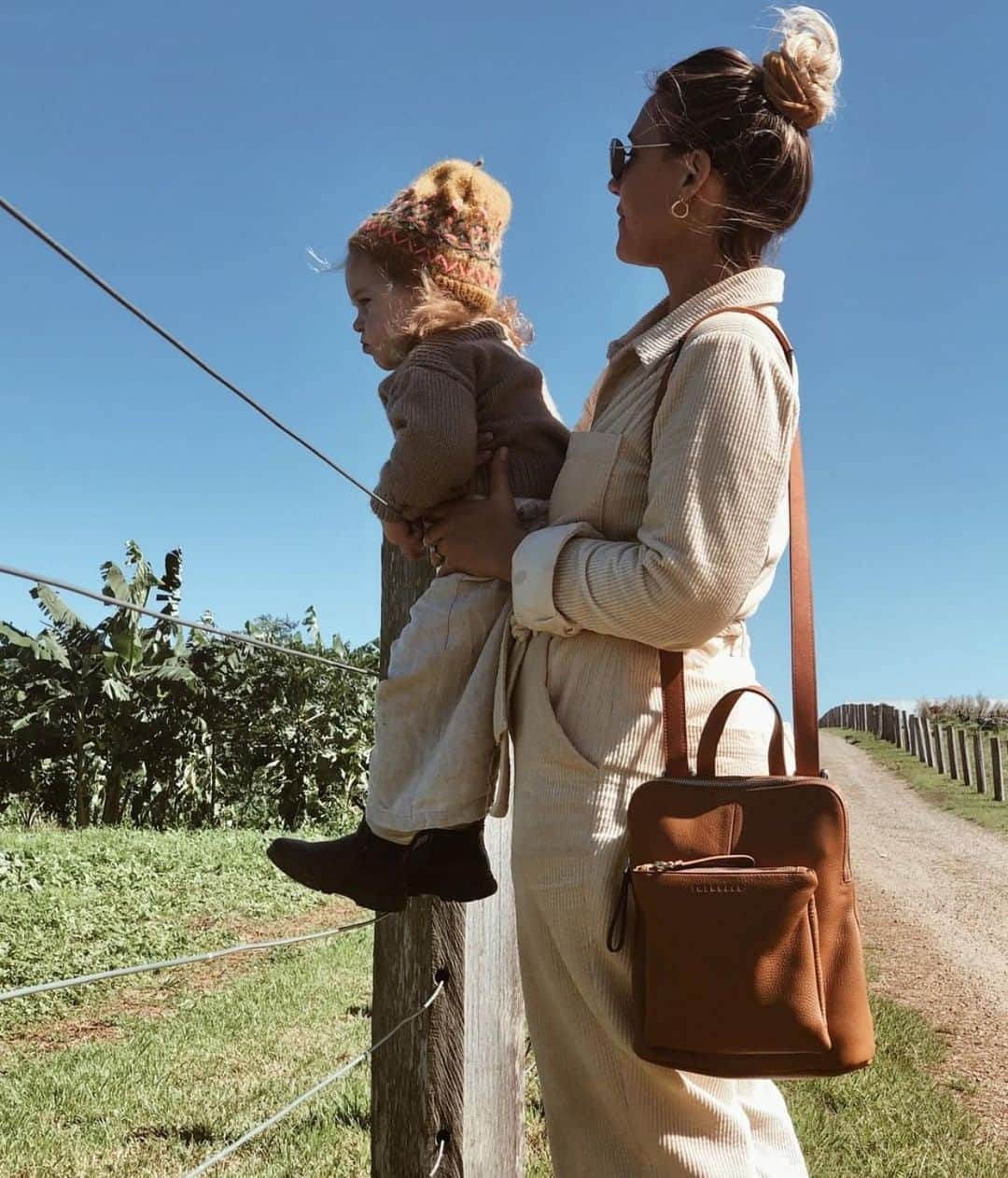 The Horseさんのインスタグラム写真 - (The HorseInstagram)「The Mini Backpack on our lovely @cape_to_byron, constructed from premium tan leather, tap to shop!」10月18日 13時58分 - the_horse