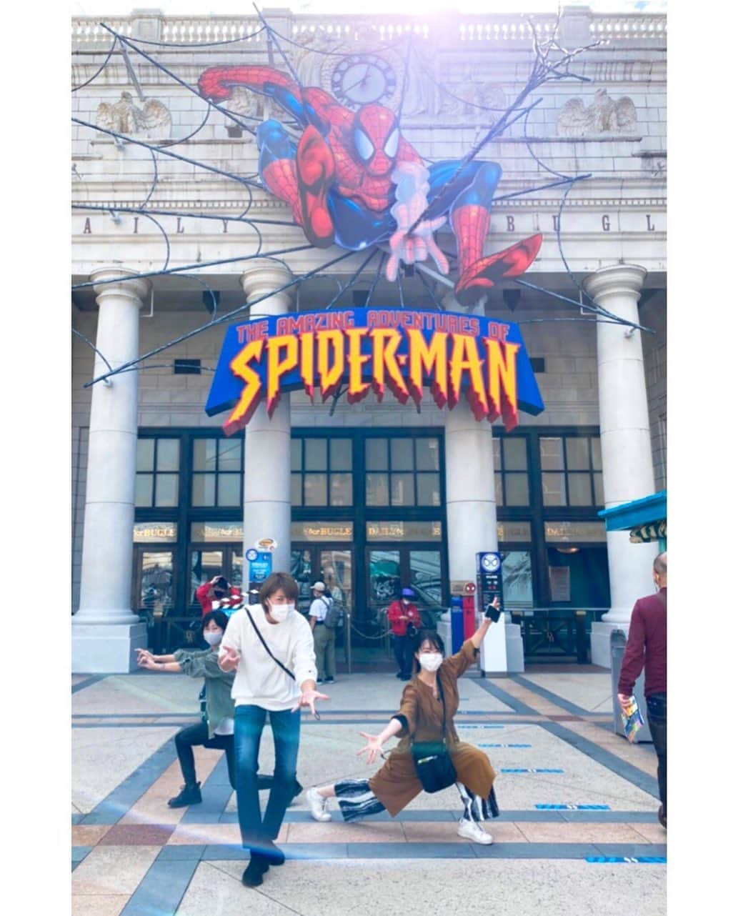 狩野舞子さんのインスタグラム写真 - (狩野舞子Instagram)「SPIDERMAN🕷🕸 ・ #universalstudiosjapan  #USJ #ユニバ #SPIDERMAN #ふじもん隠してごめんね」10月18日 14時04分 - kanochan715