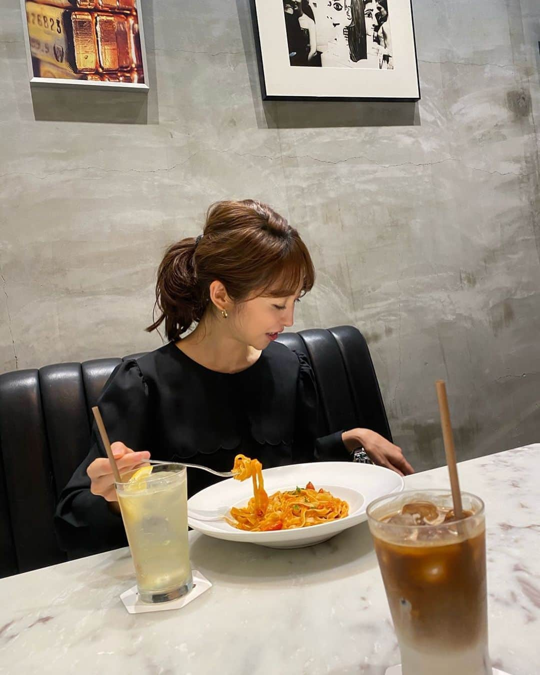 木本泉さんのインスタグラム写真 - (木本泉Instagram)「-﻿ @c723__ とランチ🍝﻿ ﻿ 若いのにしっかりしてるし可愛いし良い子💓﻿ ﻿ 栗のどら焼きもありがとう🌰﻿ 美味しかったよー😋﻿ ﻿」10月18日 17時24分 - izumikimoto