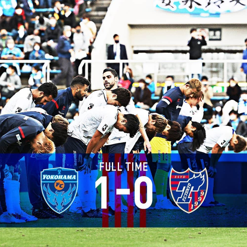 FC東京オフィシャルグッズさんのインスタグラム写真 - (FC東京オフィシャルグッズInstagram)「🔵🔴 ⏰#FULLTIME #TokyoYokohamaFC  2020明治安田生命J1リーグ第23節 #横浜FC 1-0 #FC東京  最後まで1点を奪うことができず敗戦。 @fctokyoofficial  #STAYWITHTOKYO #FC東京 #fctokyo #tokyo」10月18日 18時02分 - fctokyoofficial